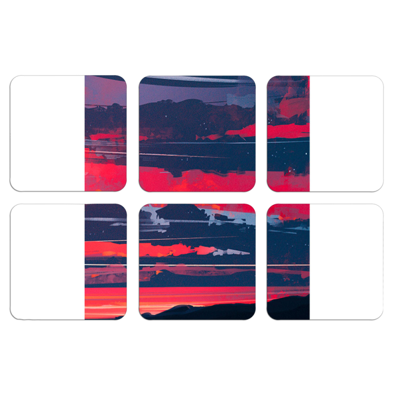 Магнитные фотопазлы 50 на 50 набор 6 штук Heaven b