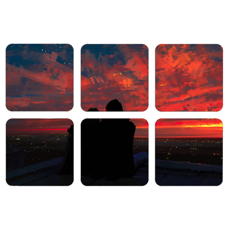 Магнитные фотопазлы 50 на 50 набор 6 штук the Secret Place