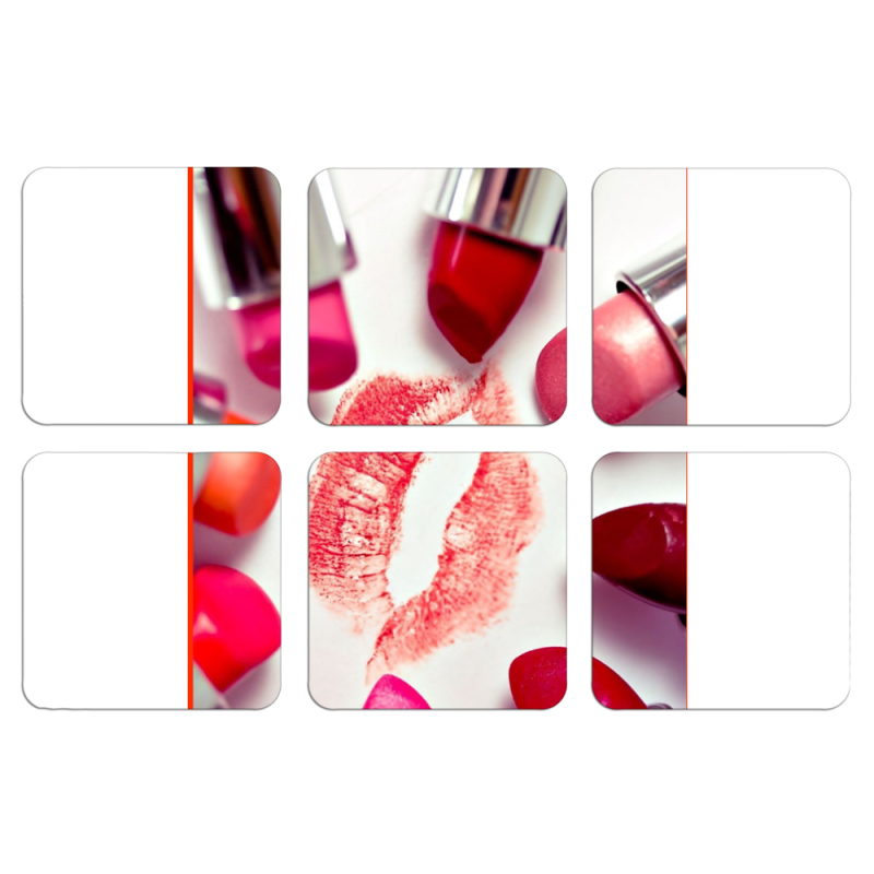 Магнитные фотопазлы 50 на 50 набор 6 штук 