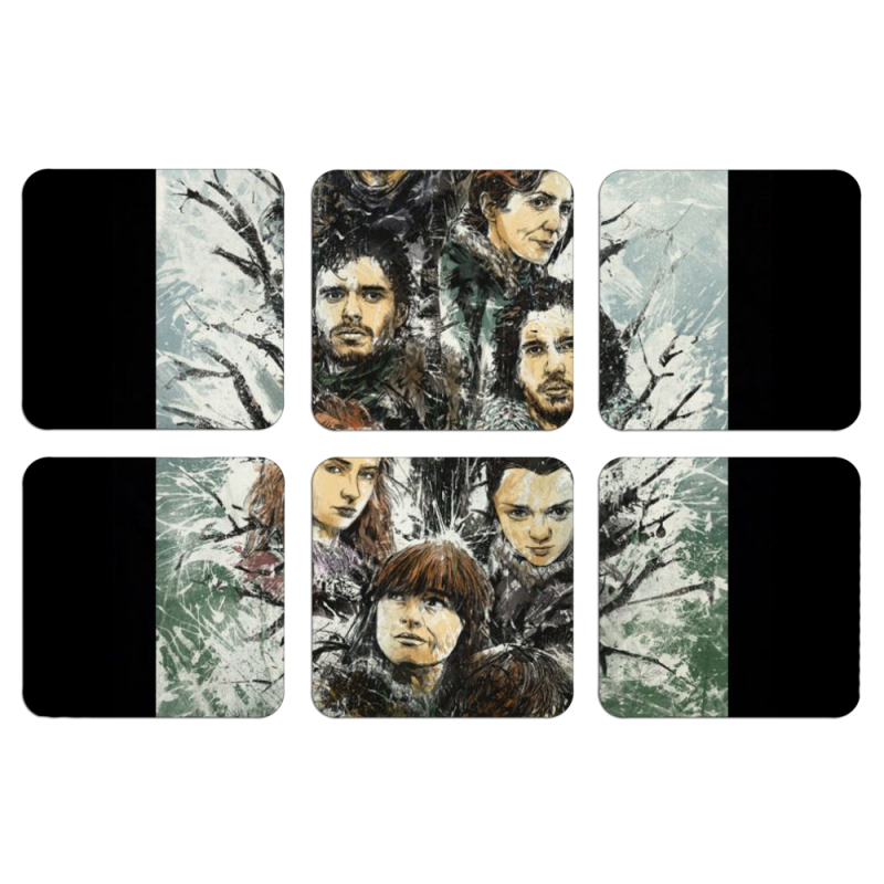 Магнитные фотопазлы 50 на 50 набор 6 штук 