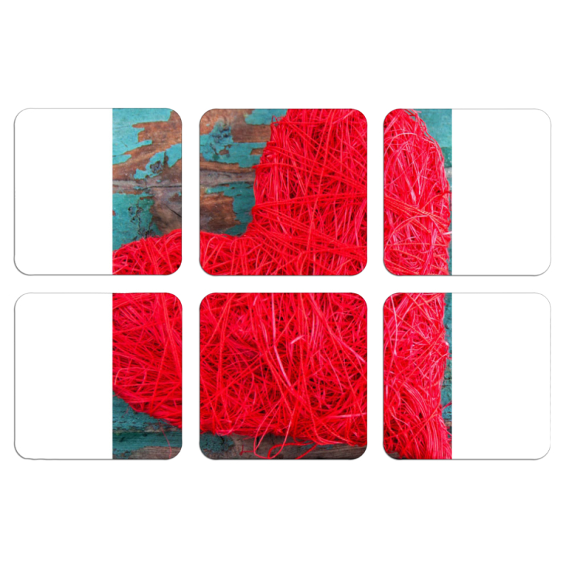 Магнитные фотопазлы 50 на 50 набор 6 штук 