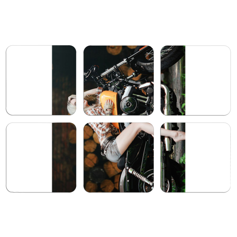 Магнитные фотопазлы 50 на 50 набор 6 штук 