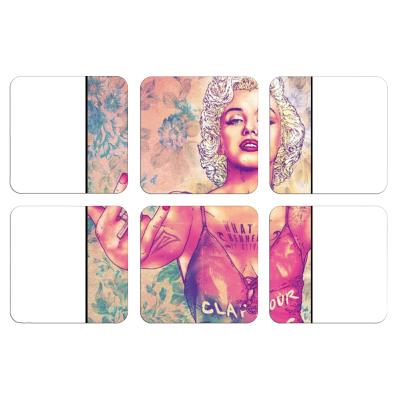 Магнитные фотопазлы 50 на 50 набор 6 штук 