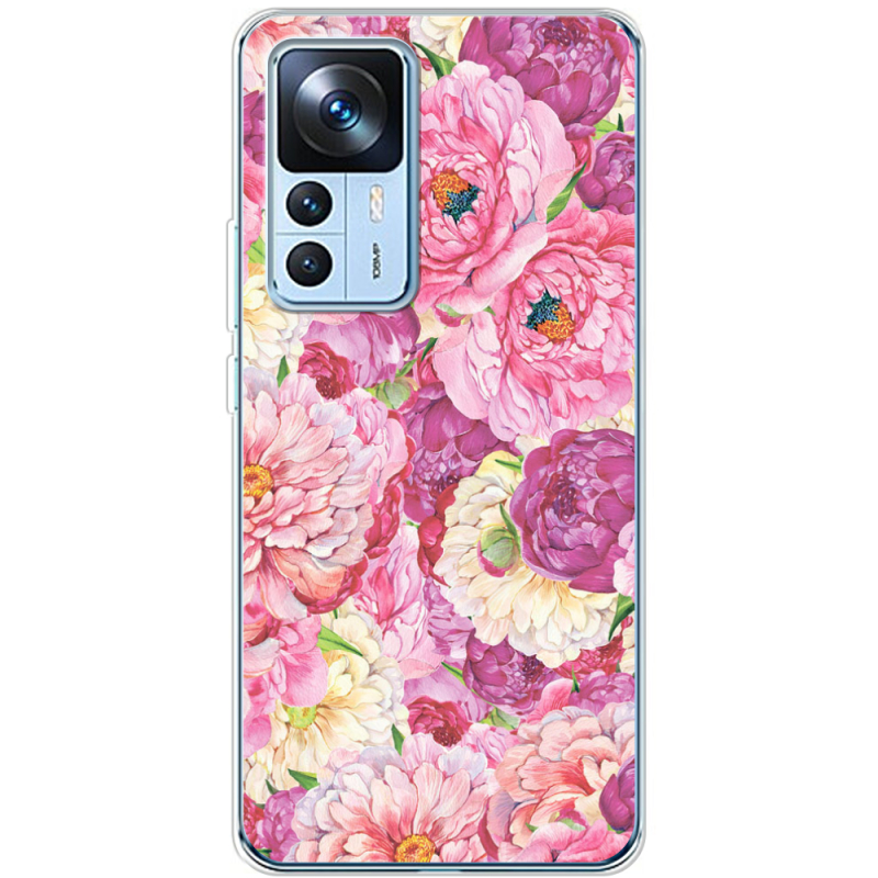 Чехол BoxFace Xiaomi 12T / 12T Pro Pink Peonies