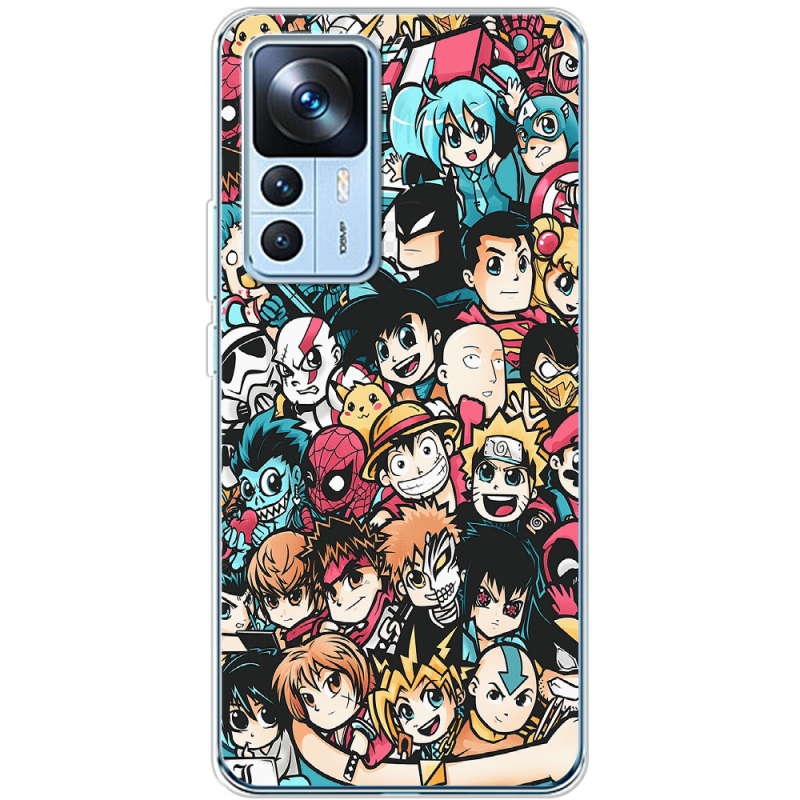 Чехол BoxFace Xiaomi 12T / 12T Pro Anime Stickers