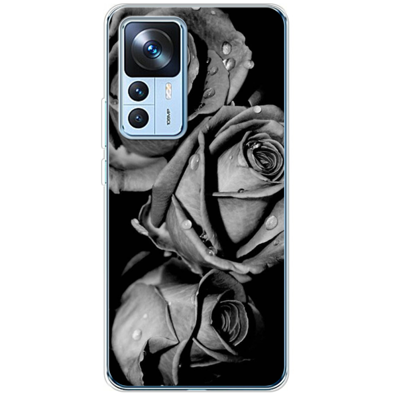 Чехол BoxFace Xiaomi 12T / 12T Pro Black and White Roses