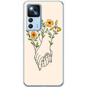 Чехол BoxFace Xiaomi 12T / 12T Pro Flower Hands