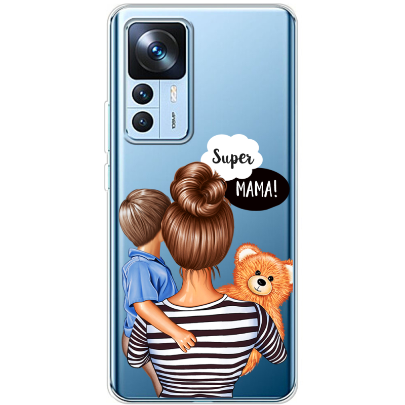 Прозрачный чехол BoxFace Xiaomi 12T / 12T Pro Super Mama and Son
