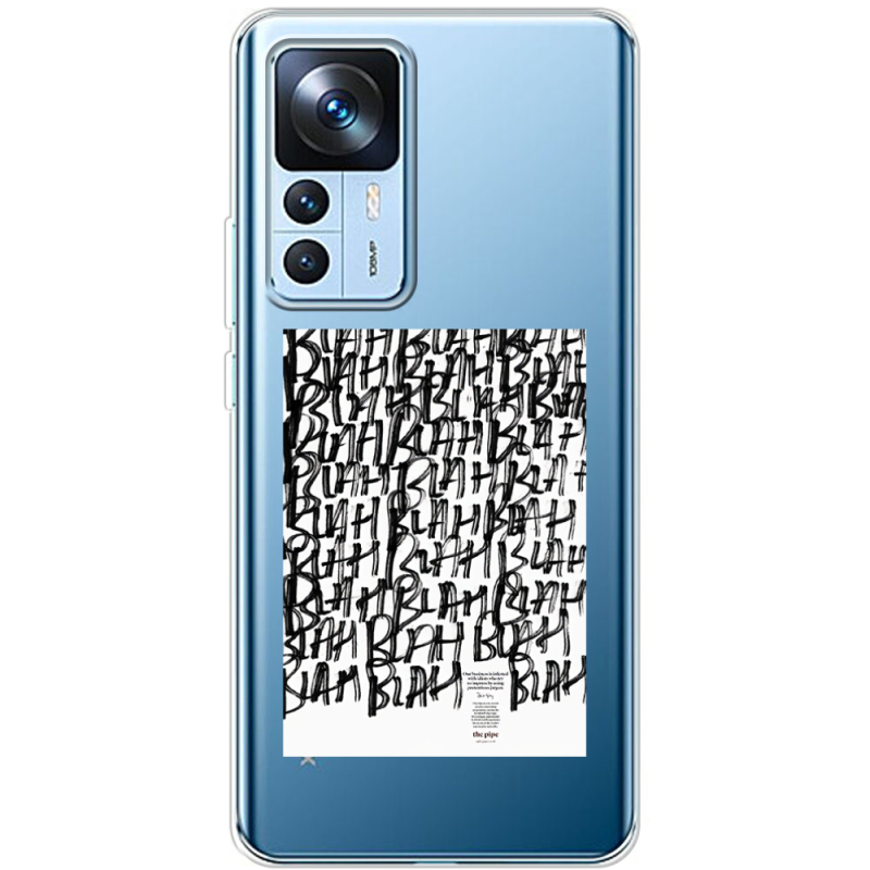Прозрачный чехол BoxFace Xiaomi 12T / 12T Pro Blah Blah