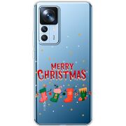 Прозрачный чехол BoxFace Xiaomi 12T / 12T Pro Merry Christmas