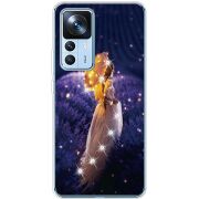 Чехол BoxFace со стразами Xiaomi 12T / 12T Pro Girl with Umbrella