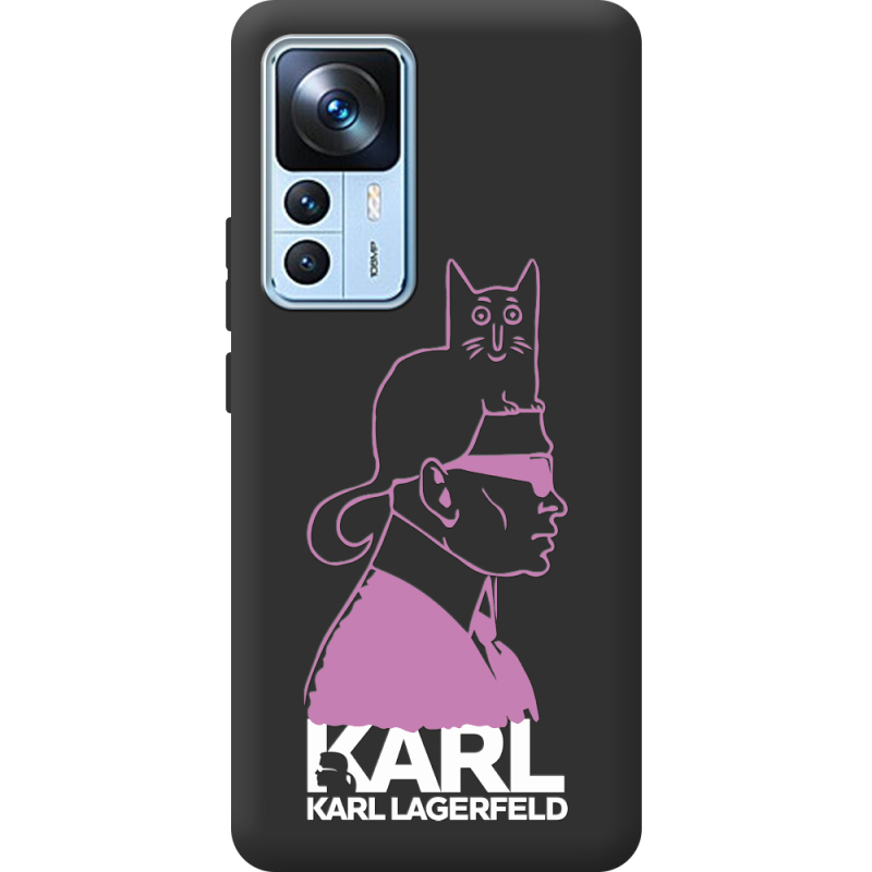 Черный чехол BoxFace Xiaomi 12T / 12T Pro Pink Karl