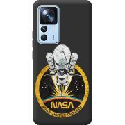 Черный чехол BoxFace Xiaomi 12T / 12T Pro NASA Spaceship