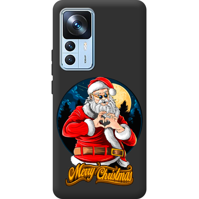 Черный чехол BoxFace Xiaomi 12T / 12T Pro Cool Santa