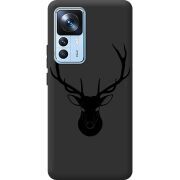 Черный чехол BoxFace Xiaomi 12T / 12T Pro Deer