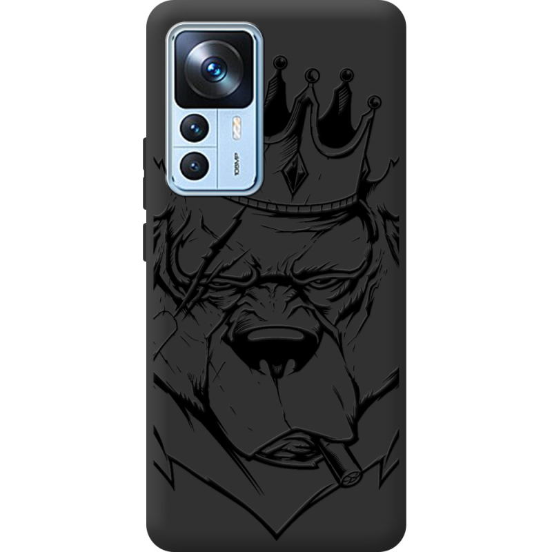 Черный чехол BoxFace Xiaomi 12T / 12T Pro Bear King