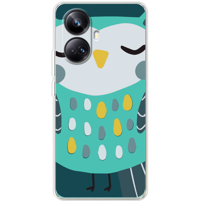 Чехол BoxFace Realme 10 Pro Plus Green Owl