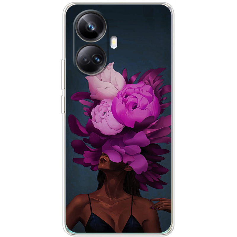 Чехол BoxFace Realme 10 Pro Plus Exquisite Purple Flowers