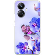 Чехол BoxFace Realme 10 Pro Plus Orchids and Butterflies