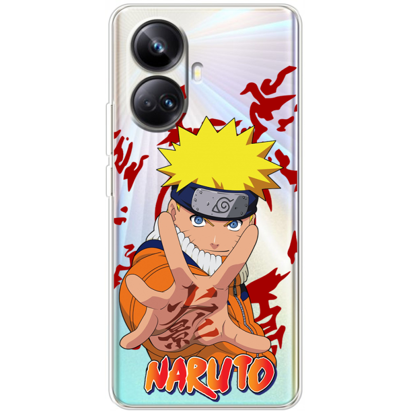 Прозрачный чехол BoxFace Realme 10 Pro Plus Naruto