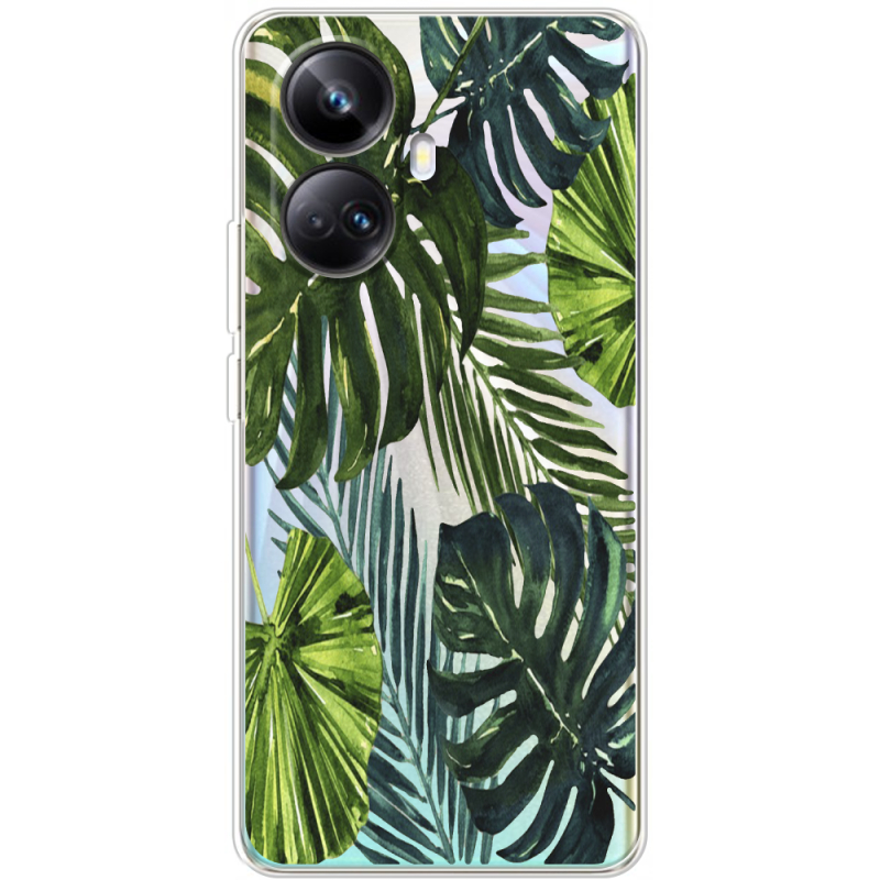 Прозрачный чехол BoxFace Realme 10 Pro Plus Palm Tree