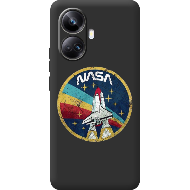 Черный чехол BoxFace Realme 10 Pro Plus NASA