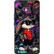 Черный чехол BoxFace Realme 10 Pro Plus Малий вухань