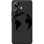 Черный чехол BoxFace Realme 10 Pro Plus Earth