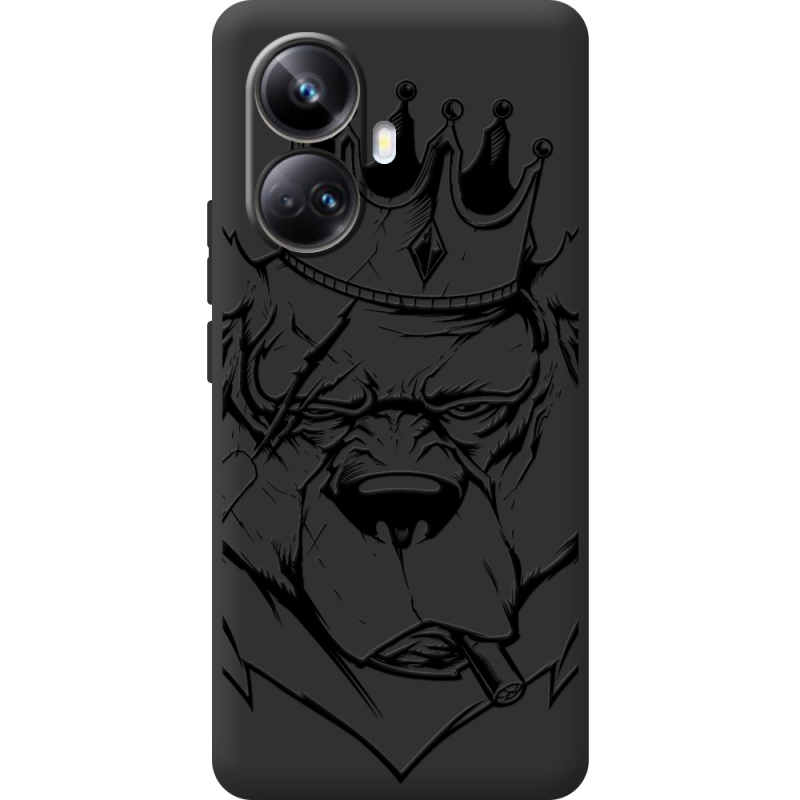 Черный чехол BoxFace Realme 10 Pro Plus Bear King