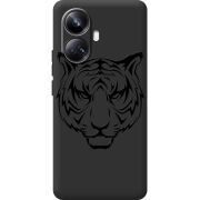 Черный чехол BoxFace Realme 10 Pro Plus Tiger
