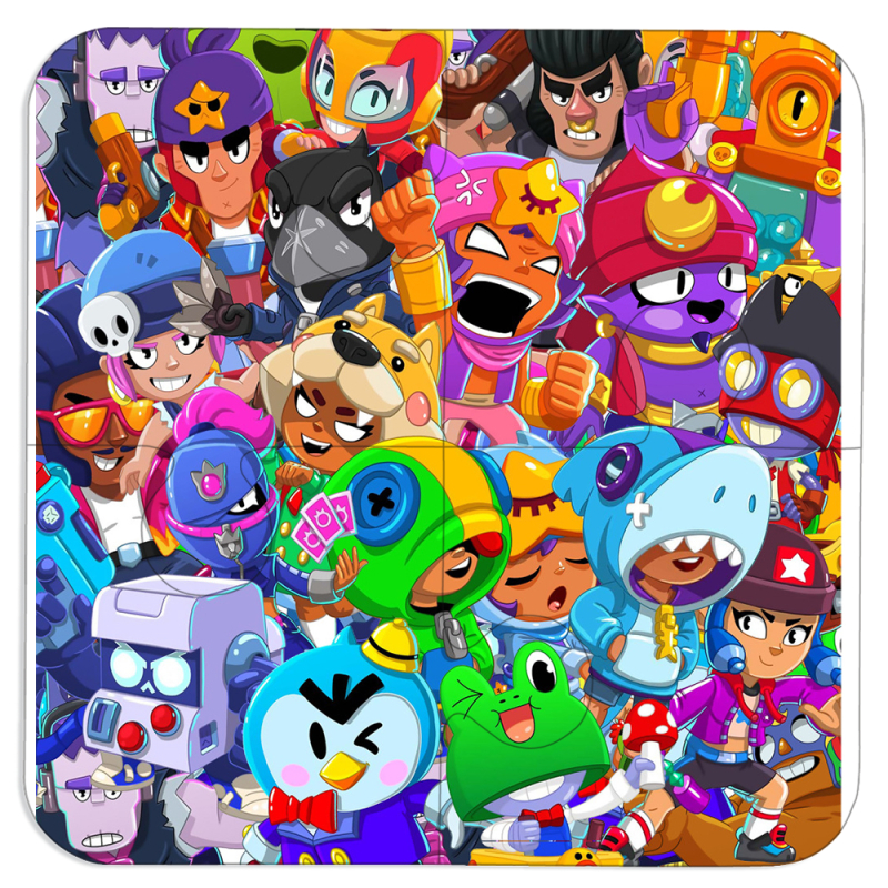 Магнитные фотопазлы 100 на 100 friends brawl stars