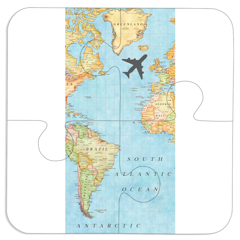 Магнитные фотопазлы 100 на 100 Карта