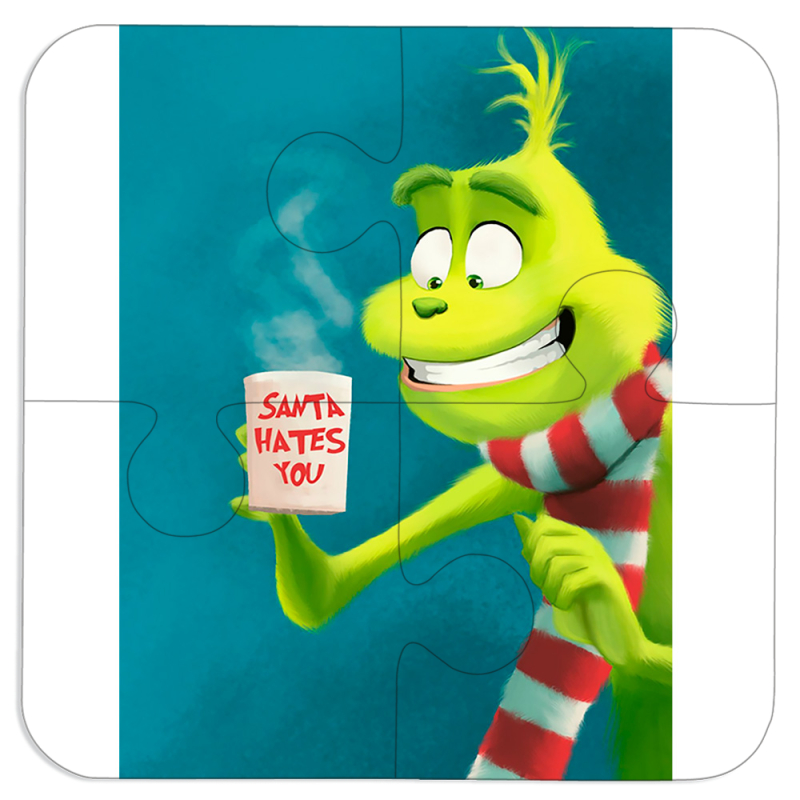 Магнитные фотопазлы 100 на 100 Santa Hates You