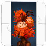 Магнитные фотопазлы 100 на 100 Exquisite Orange Flowers