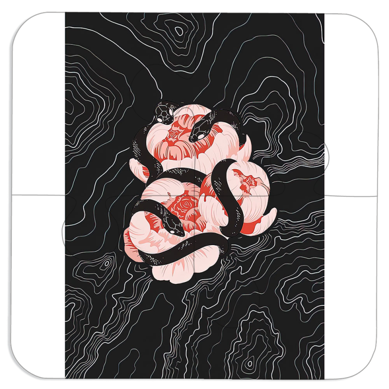 Магнитные фотопазлы 100 на 100 Snake Rose