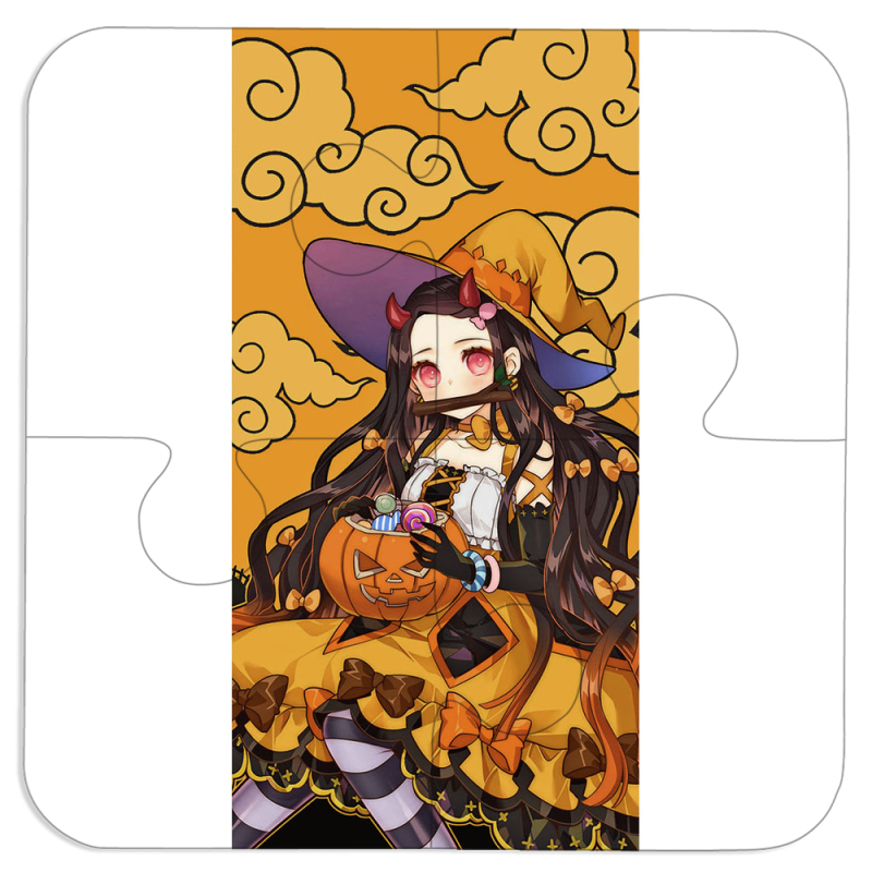 Магнитные фотопазлы 100 на 100 Kamado Nezuko Halloween
