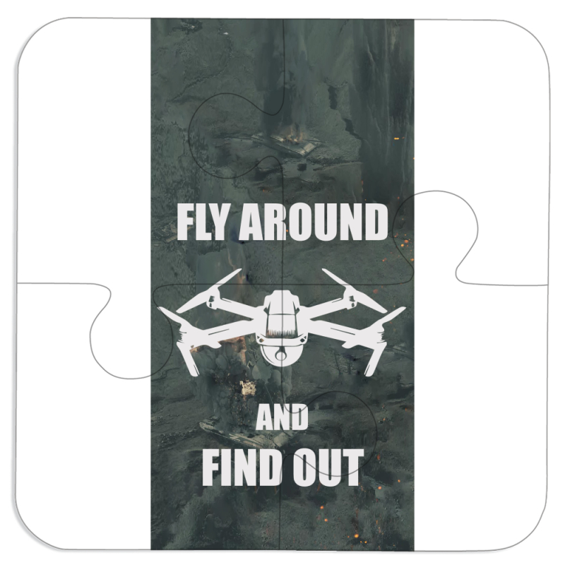 Магнитные фотопазлы 100 на 100 Дрон Fly Around