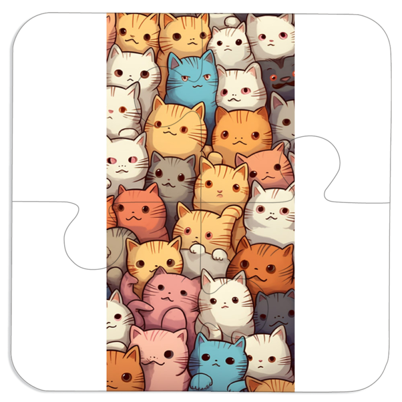 Магнитные фотопазлы 100 на 100 Котики муркотики