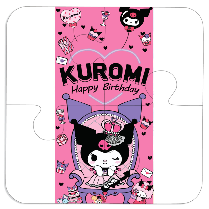 Магнитные фотопазлы 100 на 100 День народження Kuromi