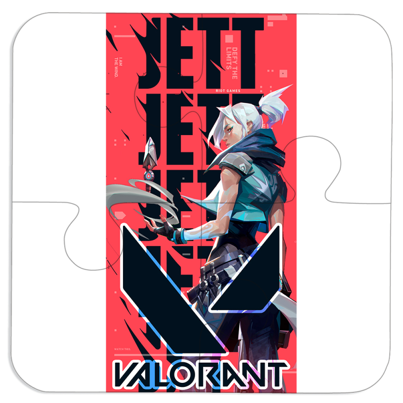 Магнитные фотопазлы 100 на 100 Valorant Jett