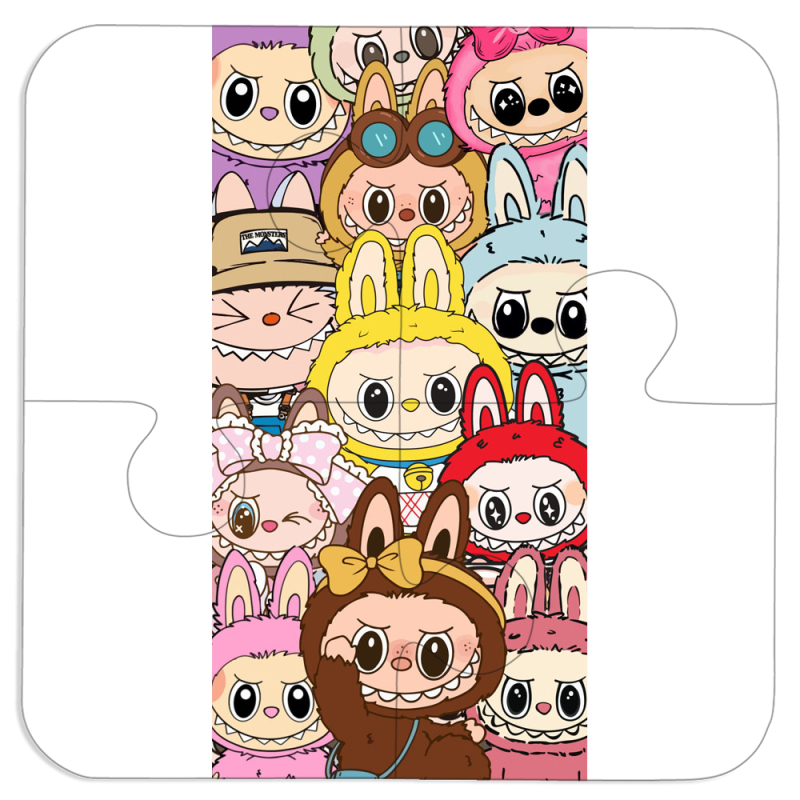 Магнитные фотопазлы 100 на 100 Labubu