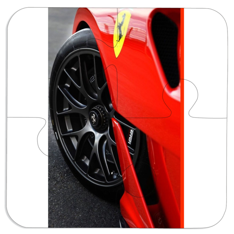 Магнитные фотопазлы 100 на 100 Ferrari 599XX