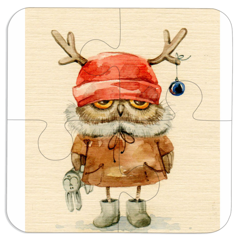 Магнитные фотопазлы 100 на 100 Милая Сова