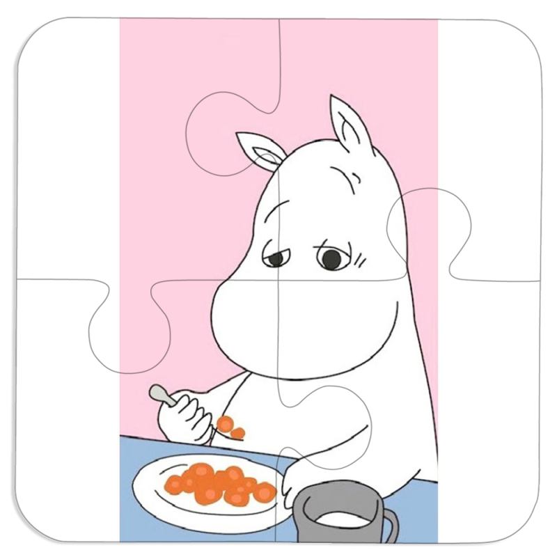 Магнитные фотопазлы 100 на 100 Mumintroll