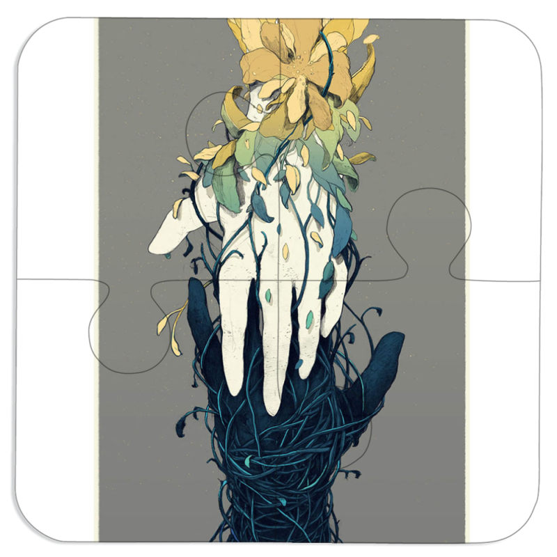 Магнитные фотопазлы 100 на 100 Natures Hands