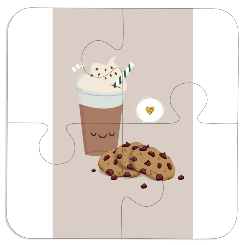 Магнитные фотопазлы 100 на 100 Love Cookies