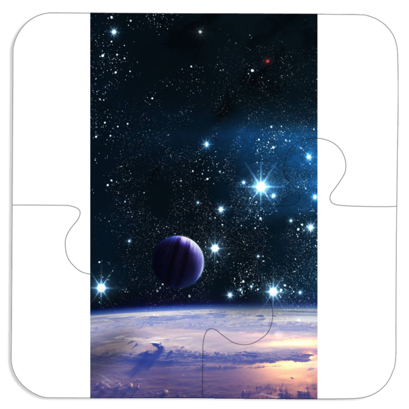 Магнитные фотопазлы 100 на 100 Space Landscape