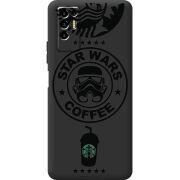 Черный чехол BoxFace Tecno POVA 2 Dark Coffee