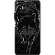 Черный чехол BoxFace Tecno POVA 2 Wolf