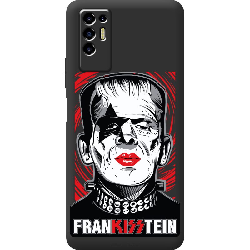 Черный чехол BoxFace Tecno POVA 2 Frankisstein